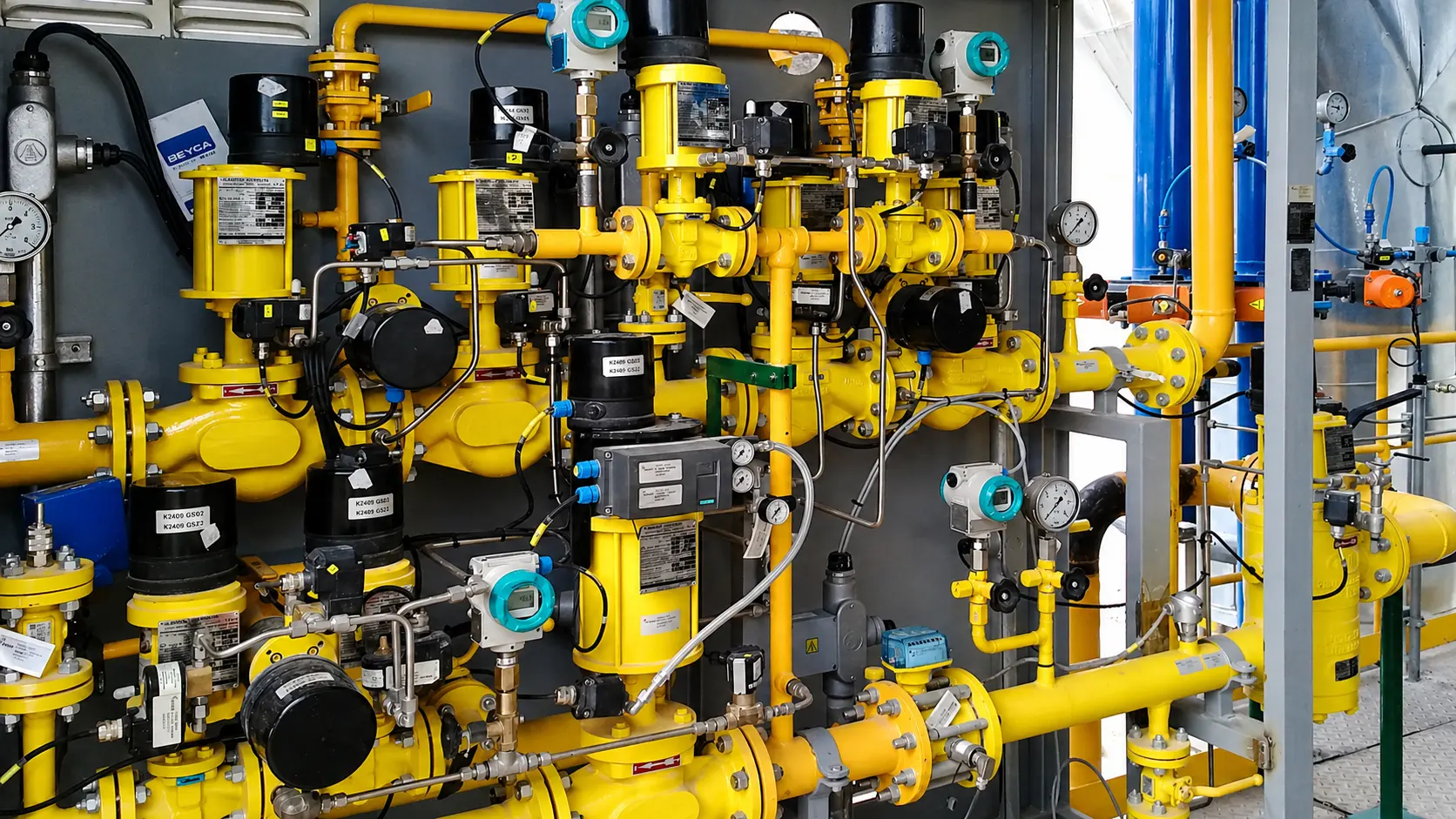 Industrielle Gassysteme und Projekte